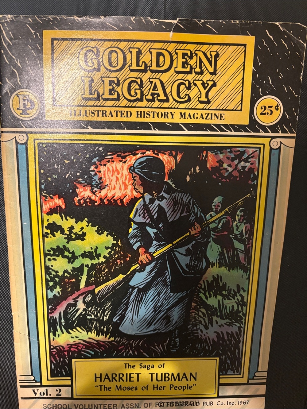 Golden Legacy Illustrated History Magazine - Harriet Tubman 1967
